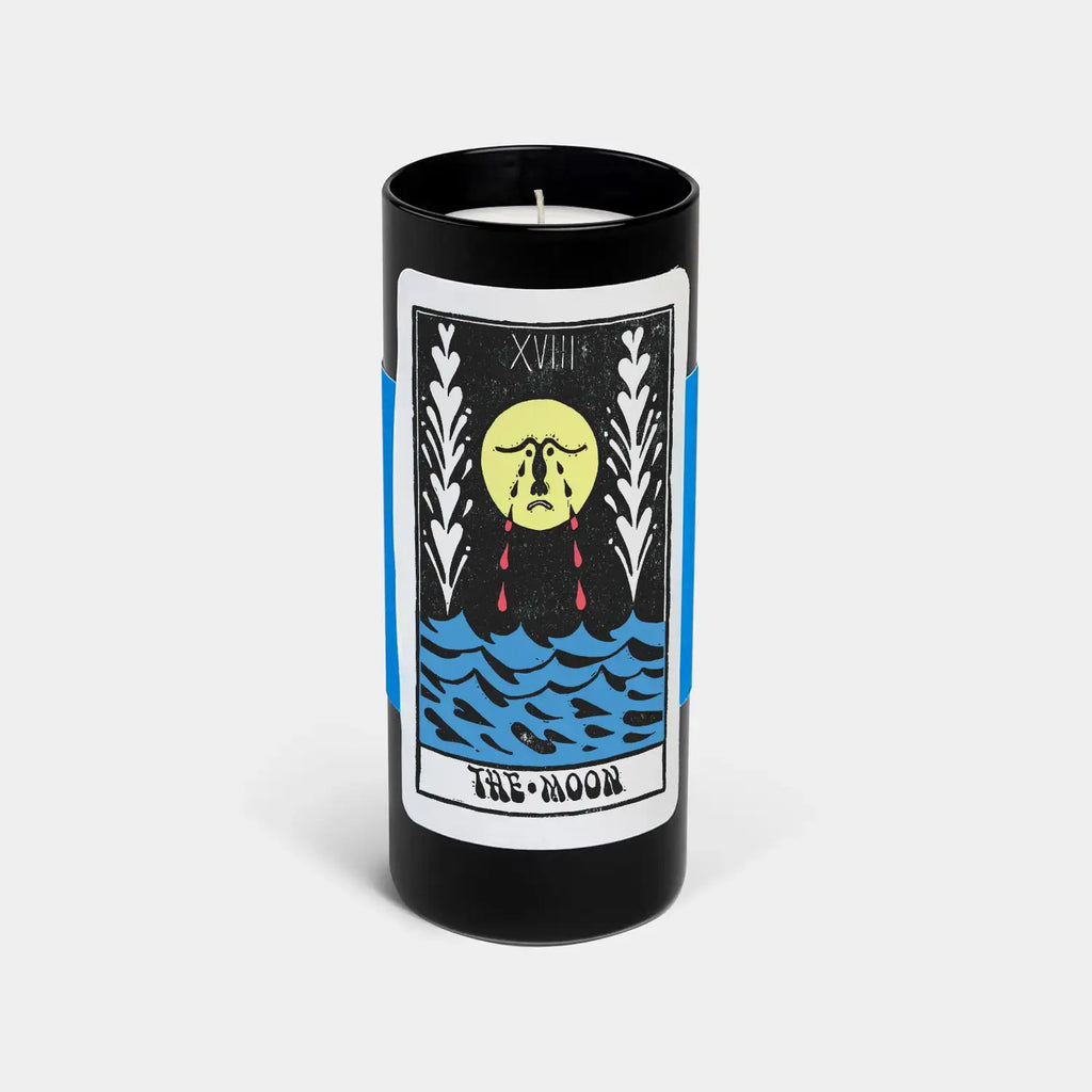 NEW: Tarot The Moon Candle - 6" Tall & 60 Hr Burn, Scented