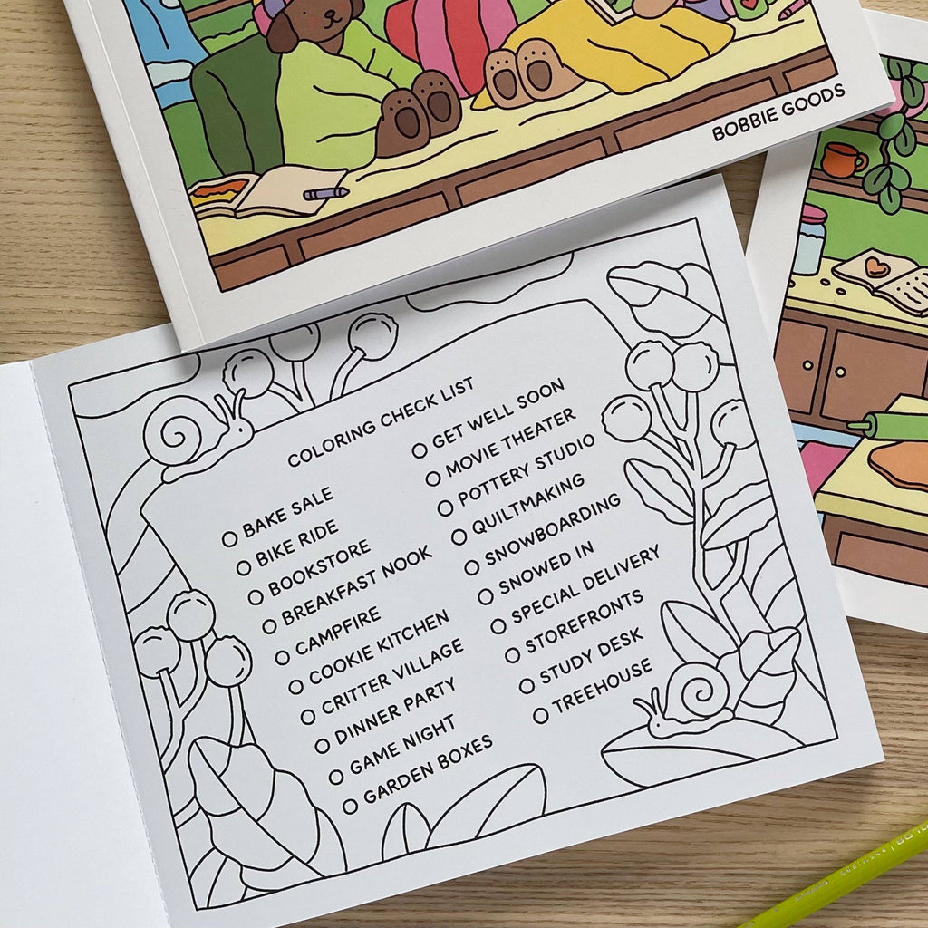 Fall-Winter Coloring Book