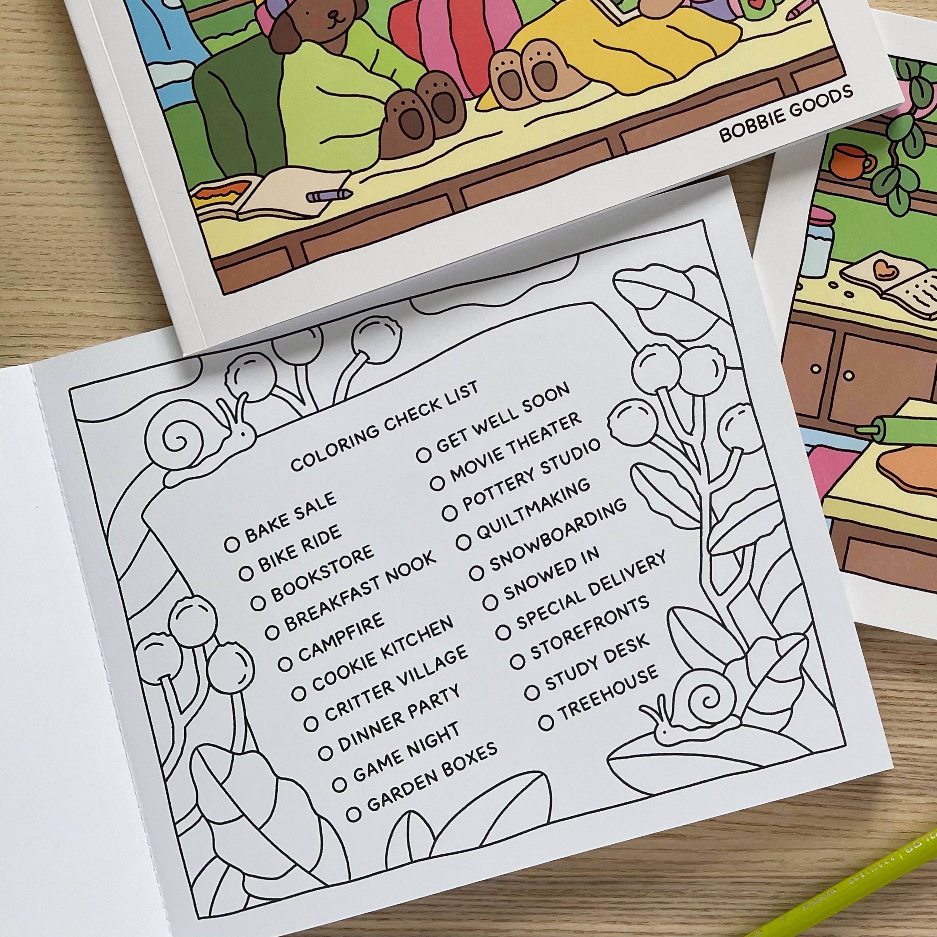 Fall-Winter Coloring Book