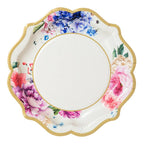 Mixed Floral Paper Plates - 12 Pack | Mothers Day Tea Party Decor |