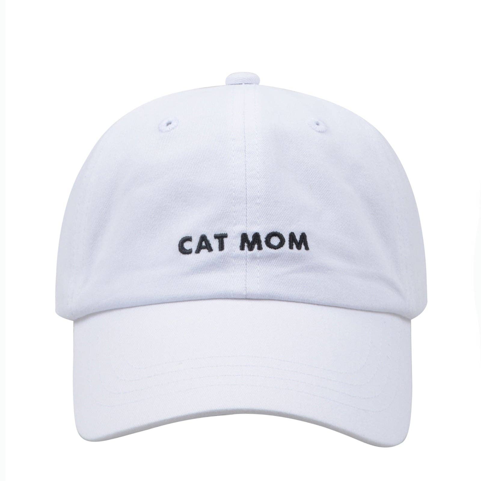 Cat Mom Hat | Embroidered Cat Mom Baseball Cap | Gift for Cat Lovers | HatPhile