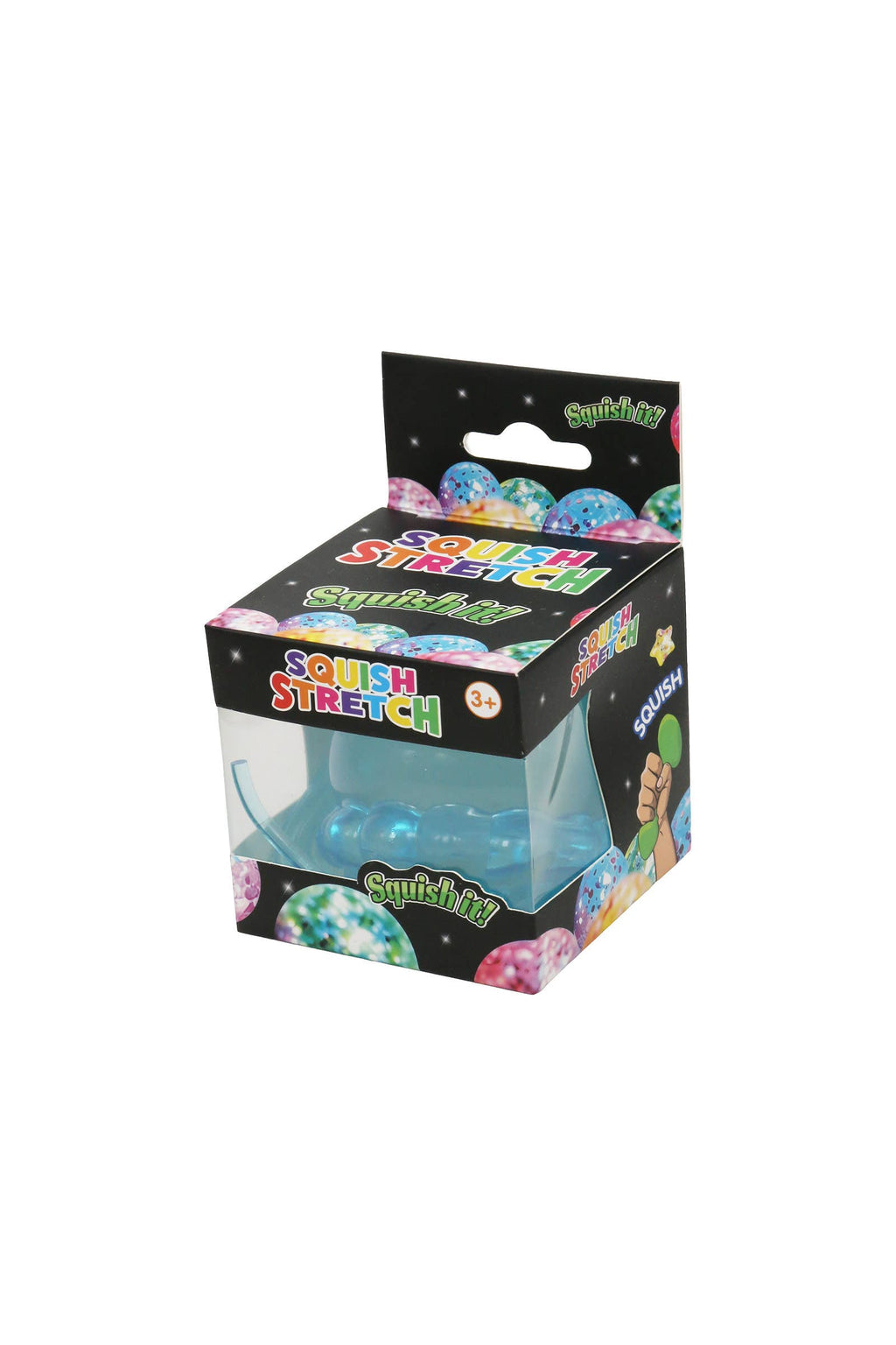Jellyfish Clear Solid Maltose Putty Filled Squishy - 4 Inch