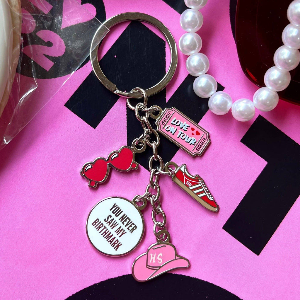 Harry’s “Love On Tour” Inspired Enamel Charm Keychains