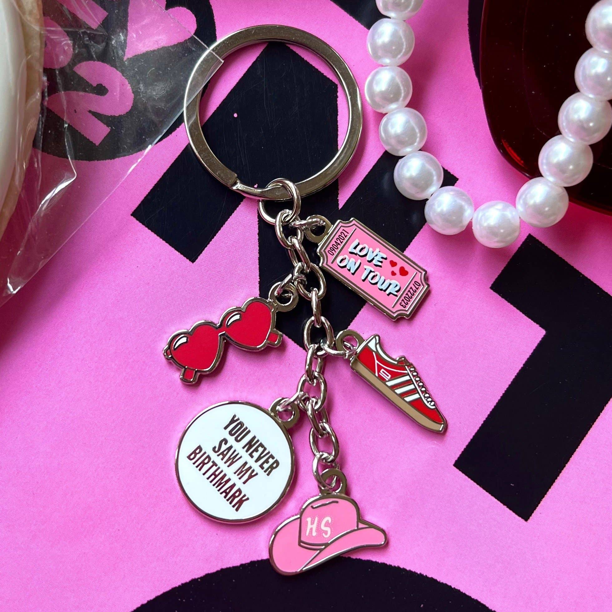 Harry’s “Love On Tour” Inspired Enamel Charm Keychains