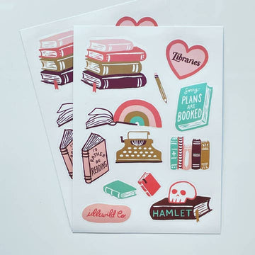 Bibliophile Sticker Sheets