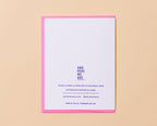 Ties the Knot Wedding Letterpress Greeting Card