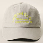 LEMON CLUB Embroidered Cotton Baseball Cap