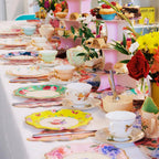 Mixed Floral Paper Plates - 12 Pack | Mothers Day Tea Party Decor |