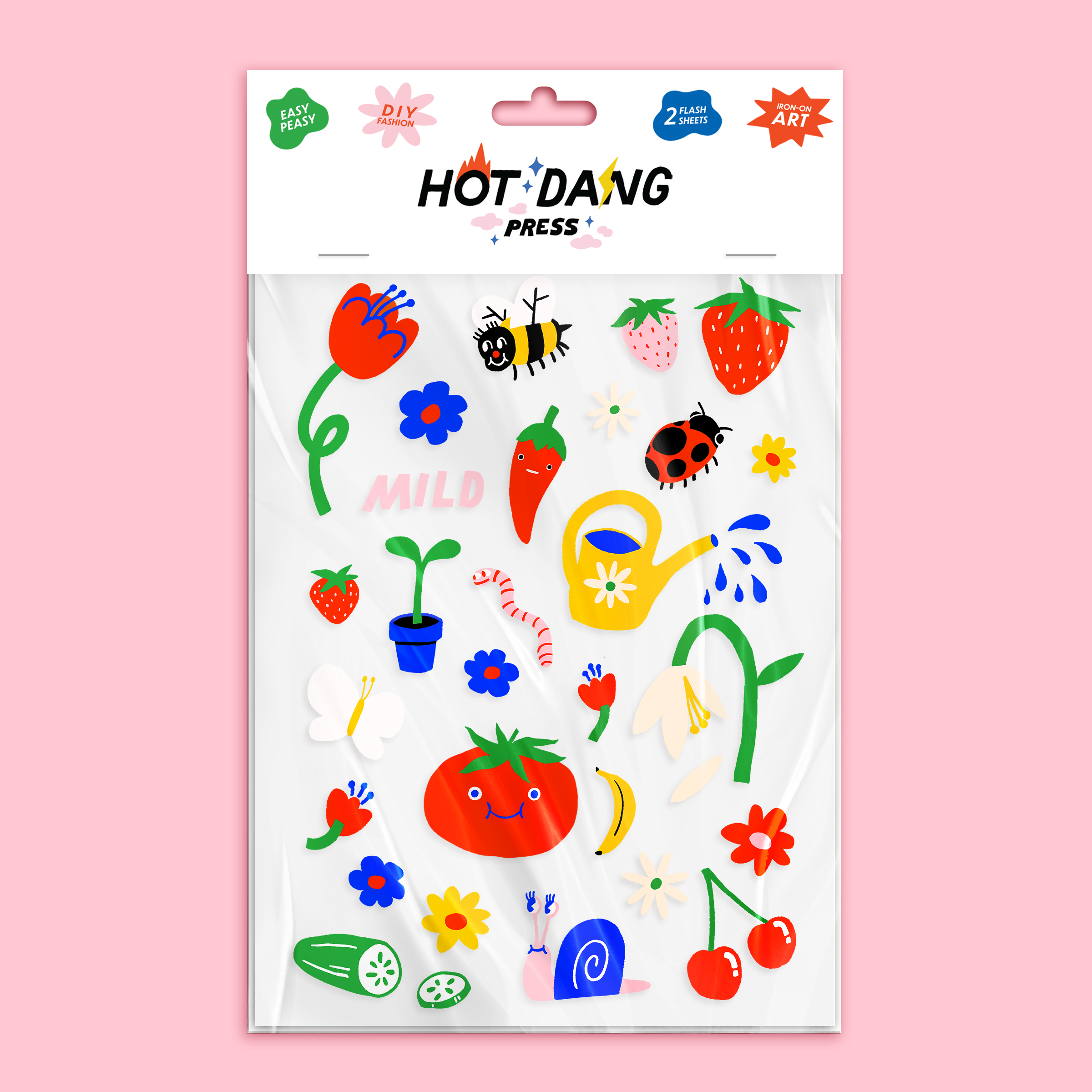 Garden Gone Mild Iron On Sheet Set