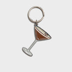 Espresso Martini Enamel Keychain Bag Charm