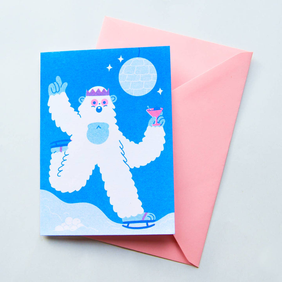 Yeti Disco Riso Card