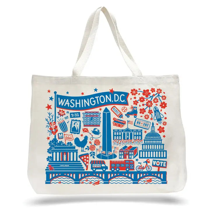 Washington Dc Landmarks Tote Bag