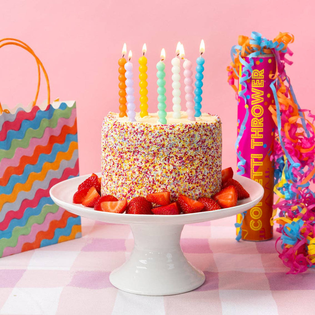 Bobble Birthday Candles - 8 Pack | Cake Candle |