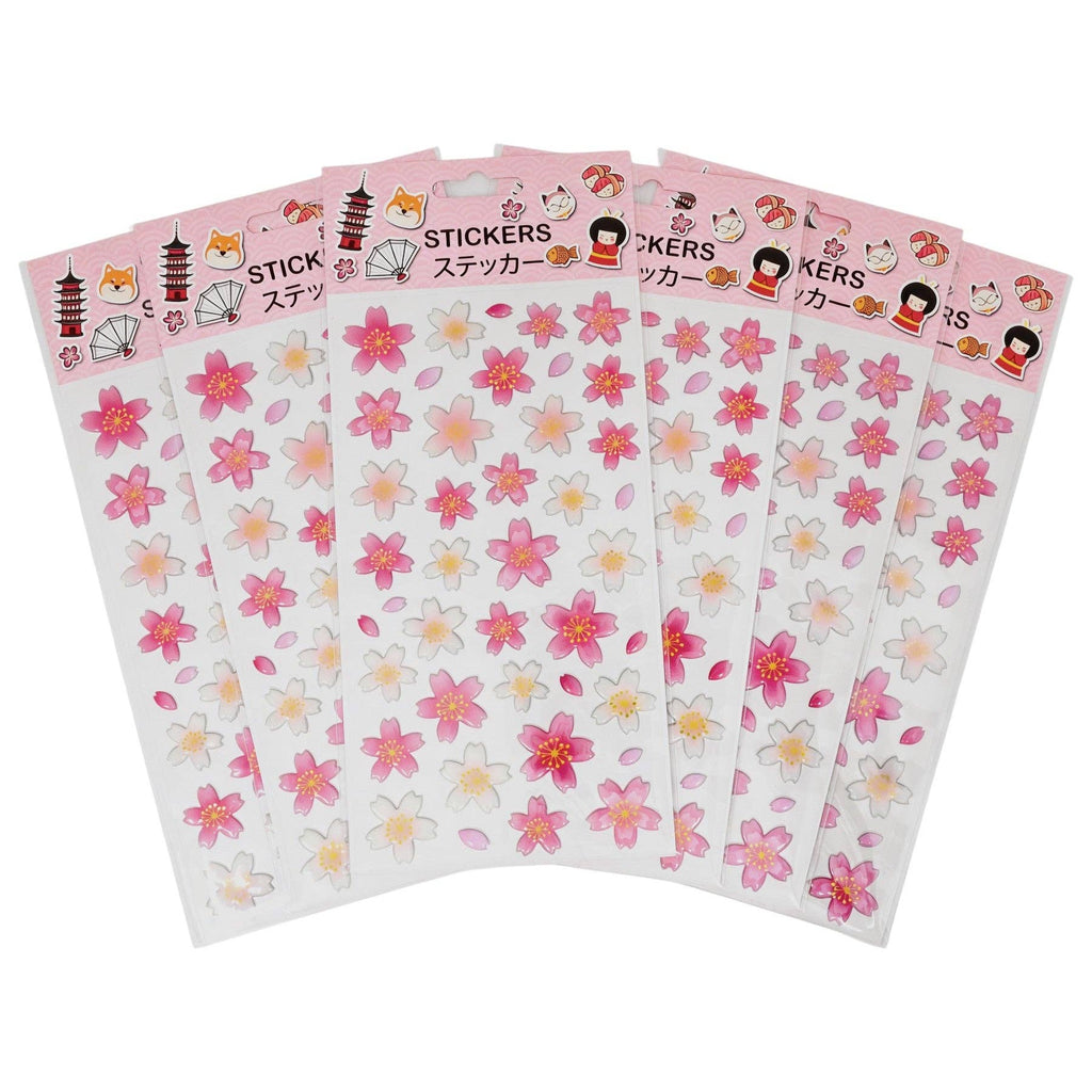 6 Piece Pack Sakura Puffy Stickers (1/500)