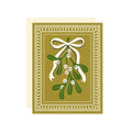 Mistletoe Holiday Card