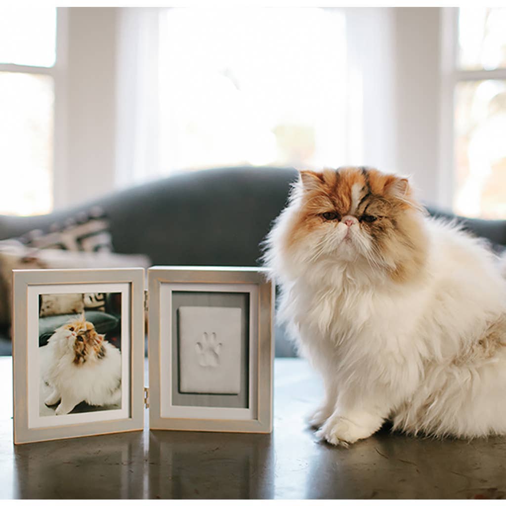 Pawprints Keepsake Photo Frame & Clay Impression Kit