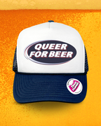 Queer for Beer Trucker Hat