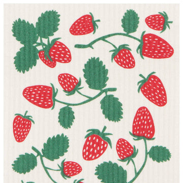 Strawberries Swedish Dishcloth