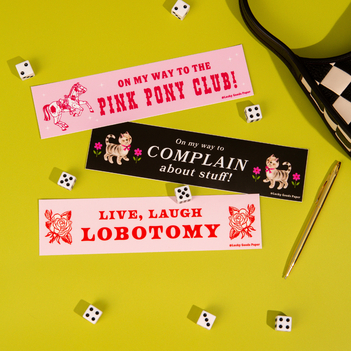 Live Laugh Lobotomy – Vinyl Bumper Sticker