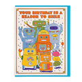 Robot Smile Birthday Card