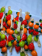Fruits On Rope Kitchen Magnet