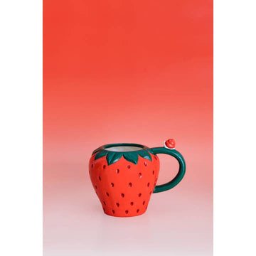 Ceramic Strawberry Mug