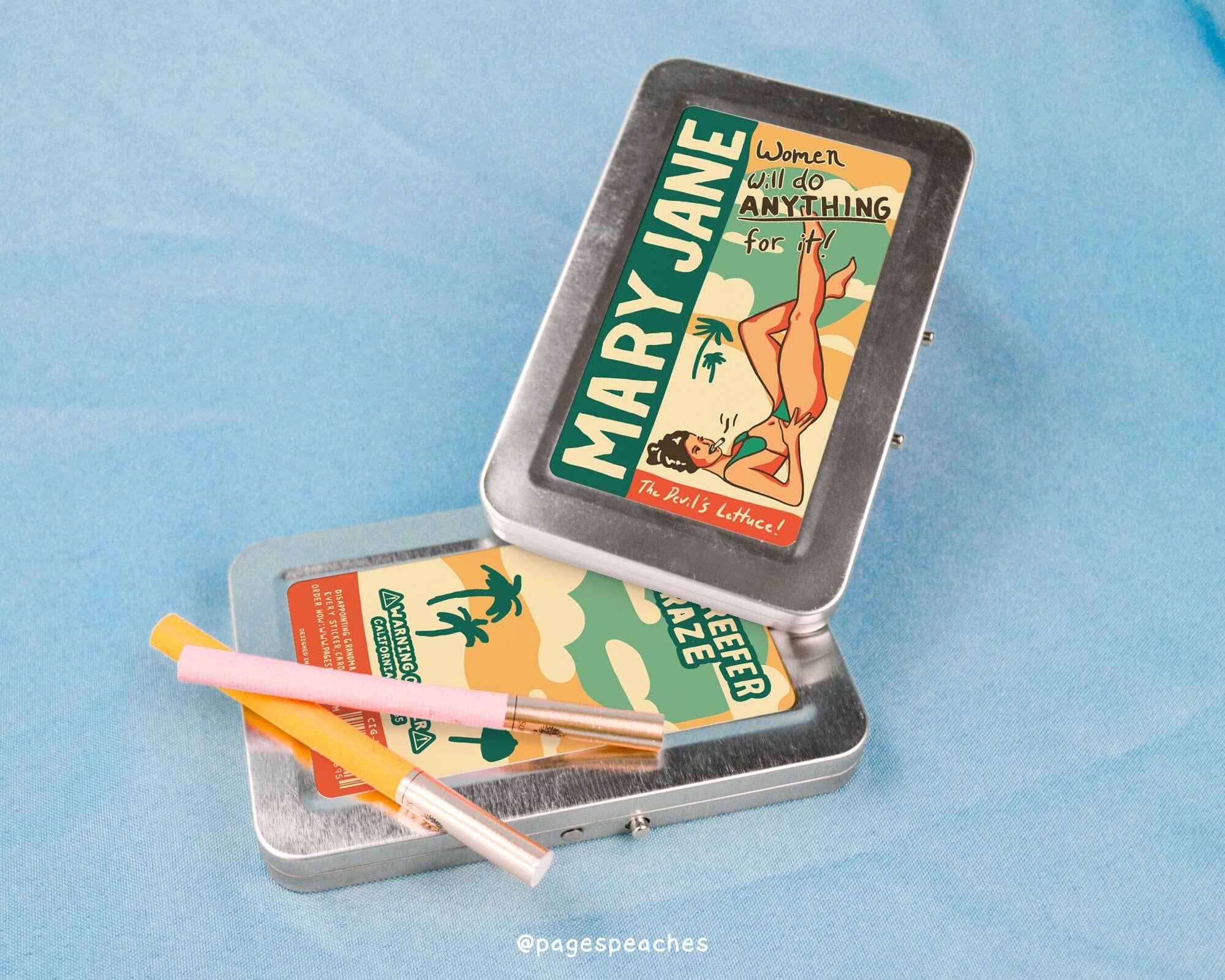 Mary Jane Cigarette Case