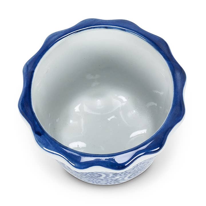 Blue/White Small Planters