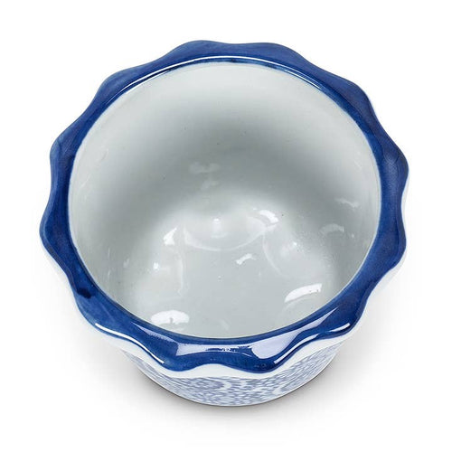 Blue/White Small Planters