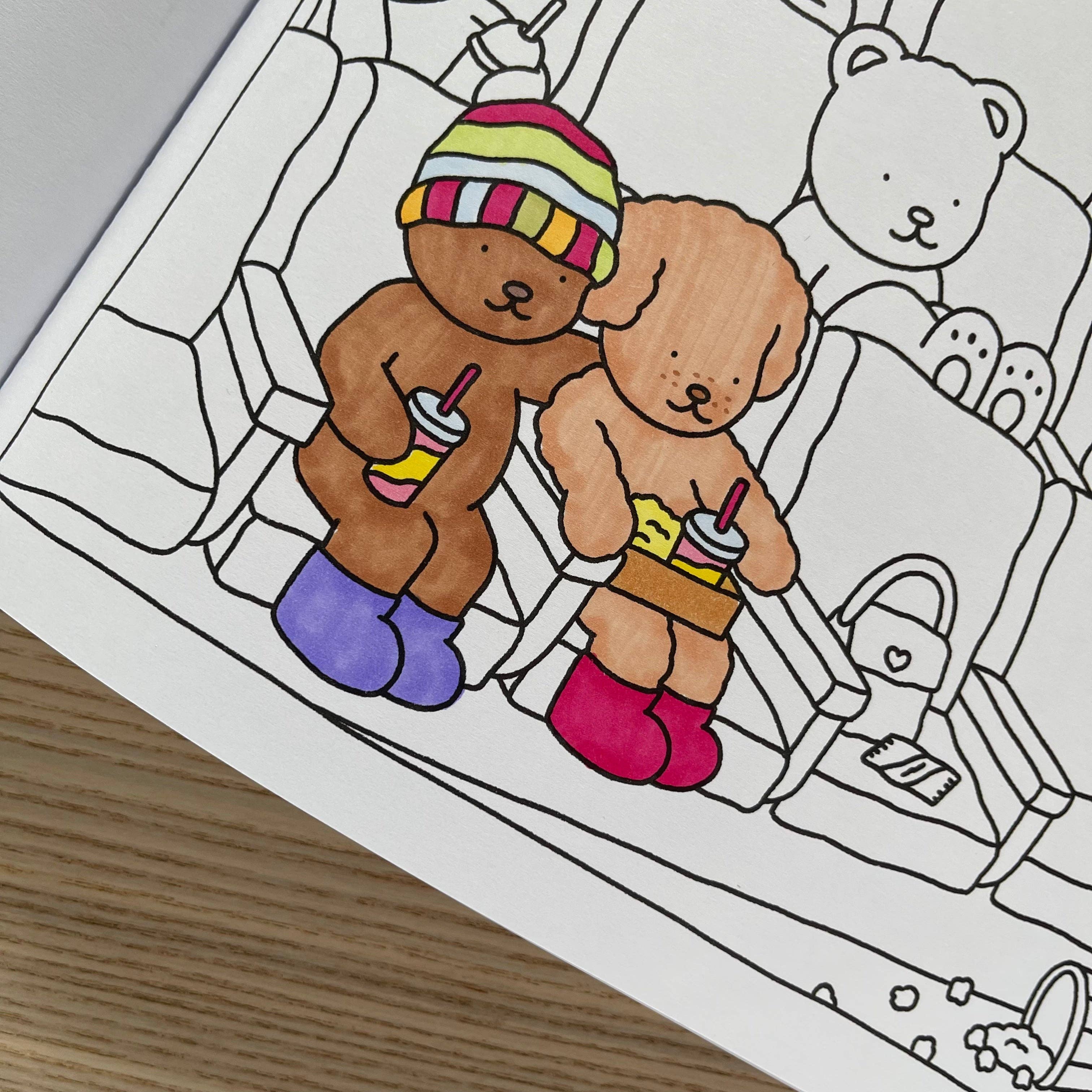 Fall-Winter Coloring Book