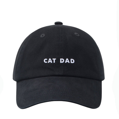 Cat Dad Hat | Embroidered Cat Dad Baseball Cap | Gift for Cat Lovers | HatPhile