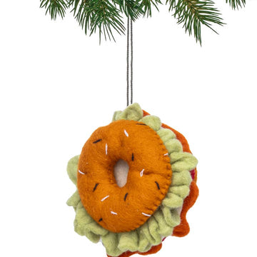 Bagel and Lox Ornament