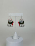 Seasonal Christmas -- plastic cat with wreath collar