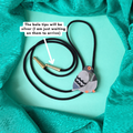 Chunky pigeon bolo tie (handmade)