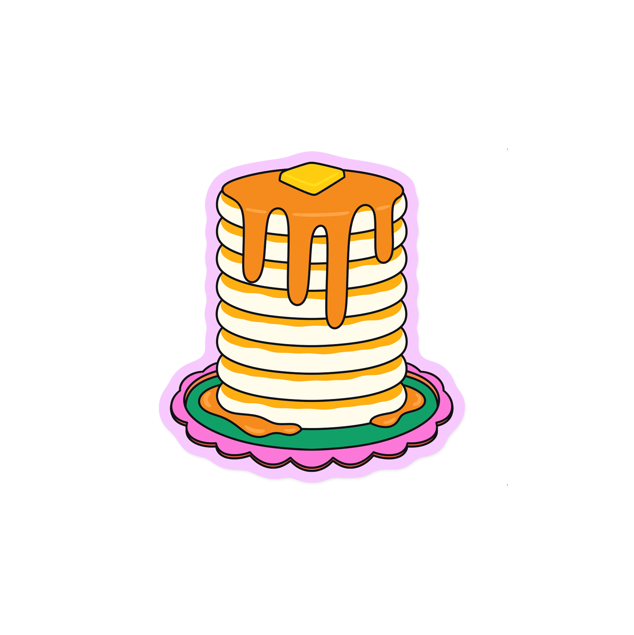 Sweet Stack Pancake Sticker