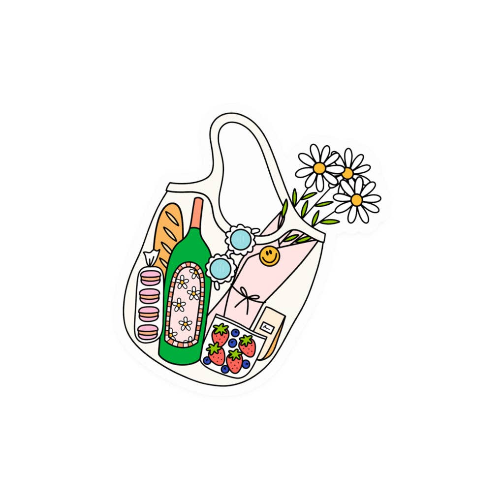 Farmer's Market Picnic Sticker
