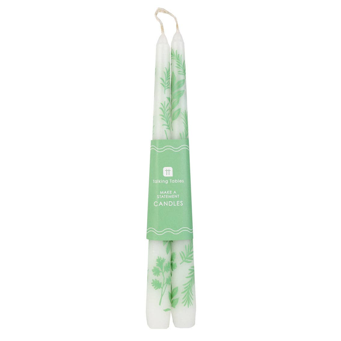 Herb Taper Dinner Candles - 2 Pack | Mothers Day Gifts |