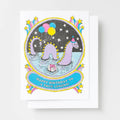 Happy Bday to a True Legend Risograph Card
