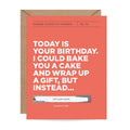 Let's Get Naked - Scratch off Birthday Card