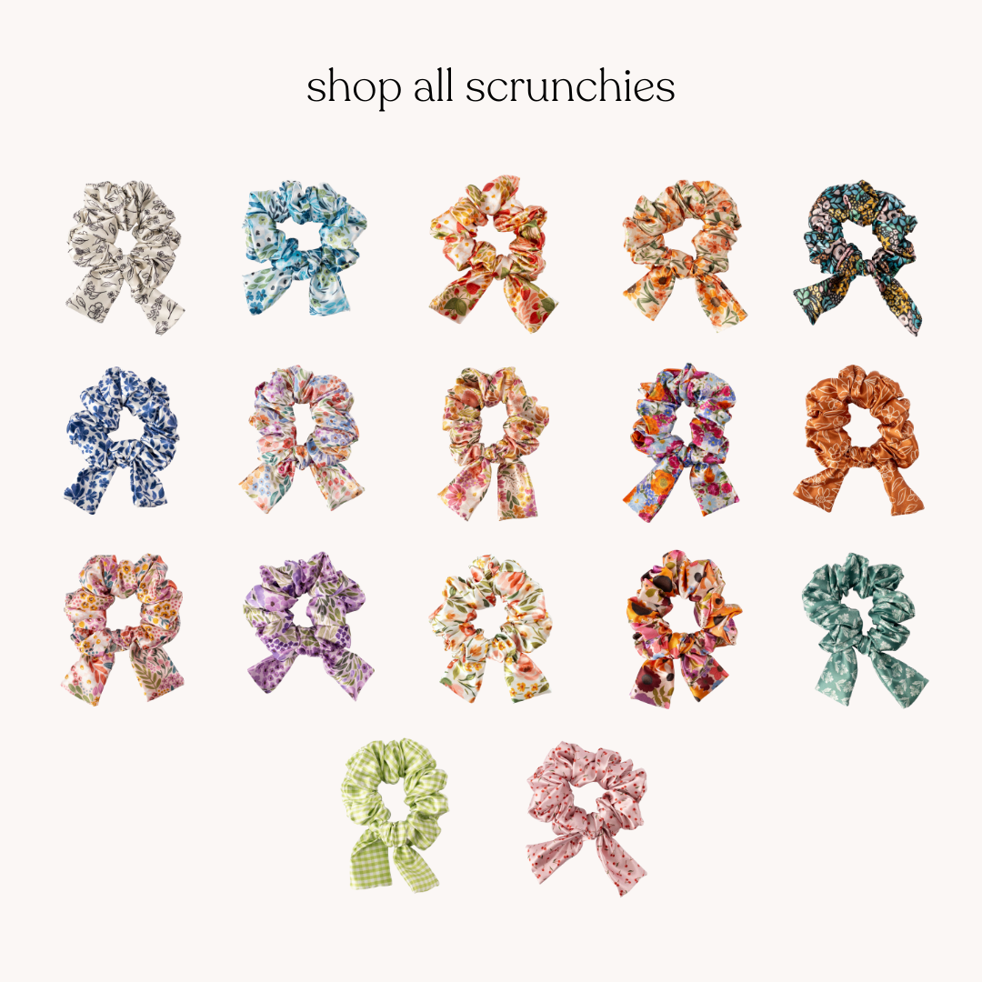 Terracotta Satin Scrunchie