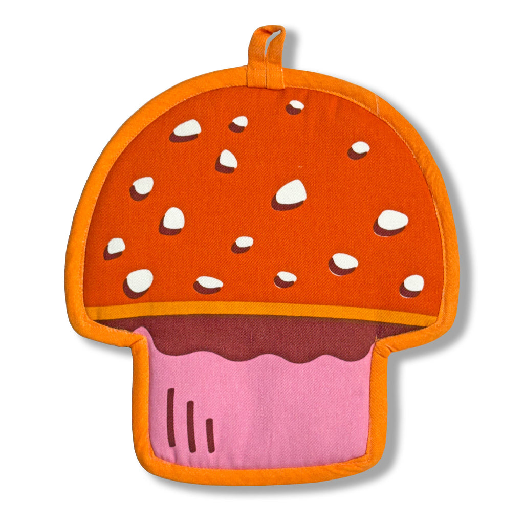 Mushroom Pot Holder w/ Pocket