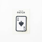Ace of Spades Embroidered Iron on Patch