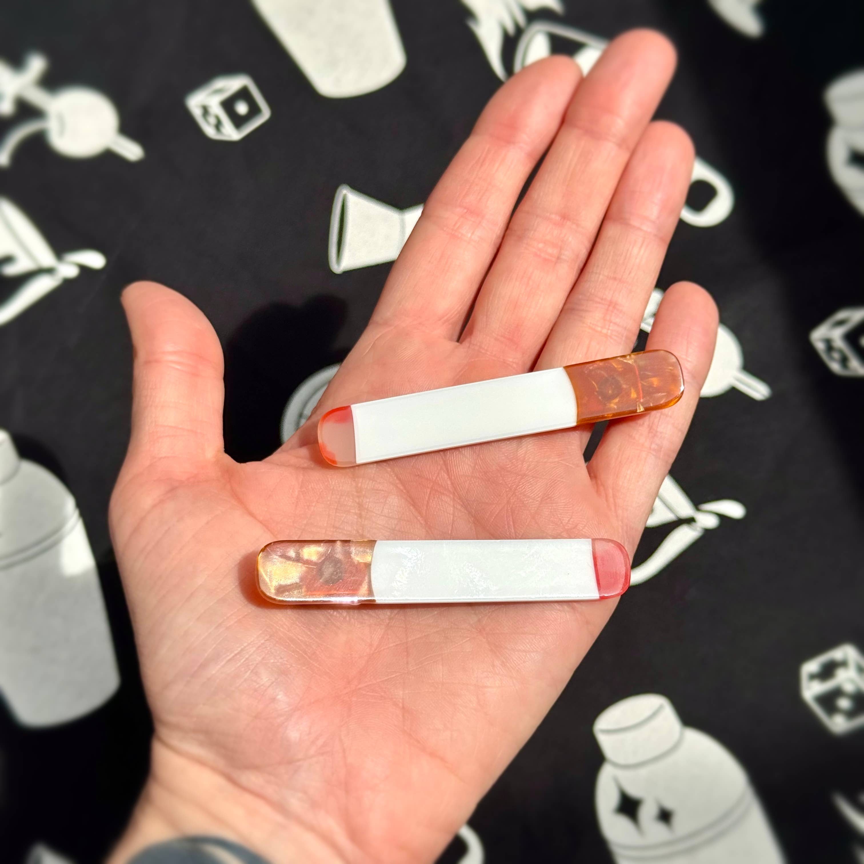 Cigarette Acetate Hair Clips