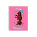 Merci Beaucoup Poodle – Foil Thank You ✿ Appreciation Card