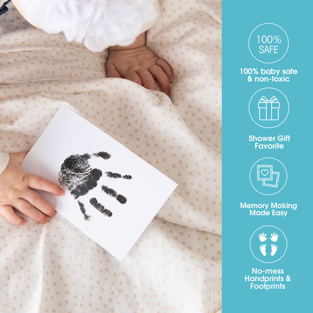 Baby Handprint or Footprint Clean-Touch Ink Pad Kit