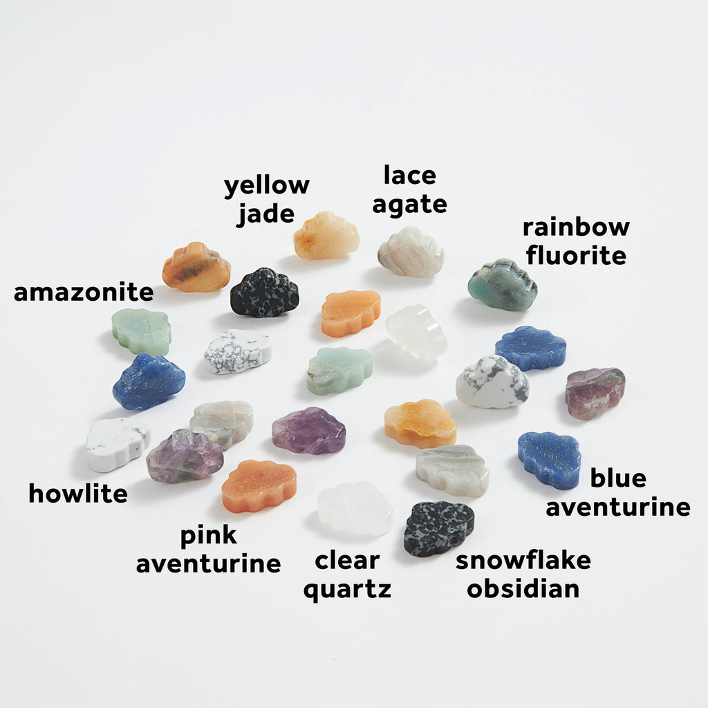 Assorted Carved Crystal Clouds - 36 pcs ☁️