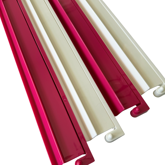 Mahjong Rack and Pusher Set of 4 - Solid Colors Pink Yellow Green Purple