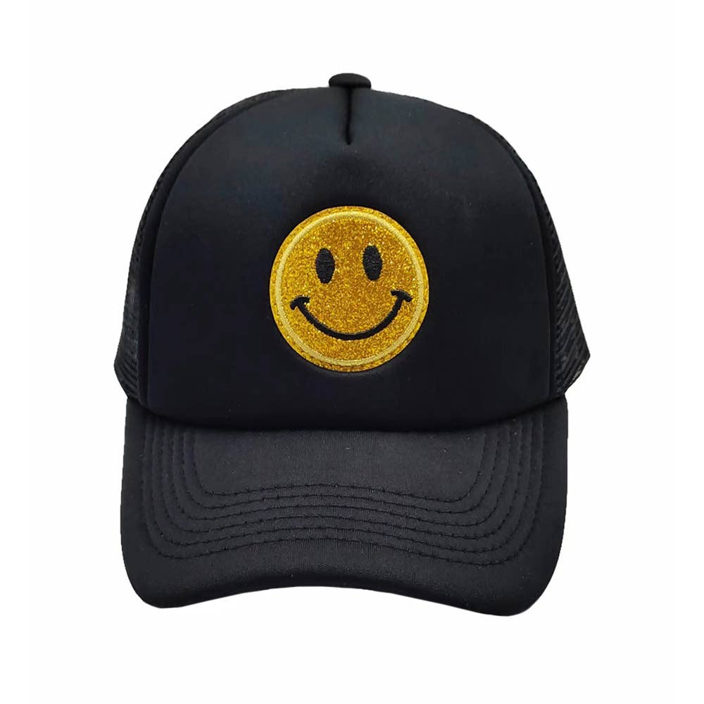 Smile Accented Mesh Back Baseball Cap