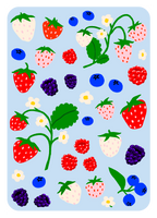 Oops All Berries Iron On Sheet Set