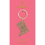 Glitter Keychain - State - WASHINGTON DC